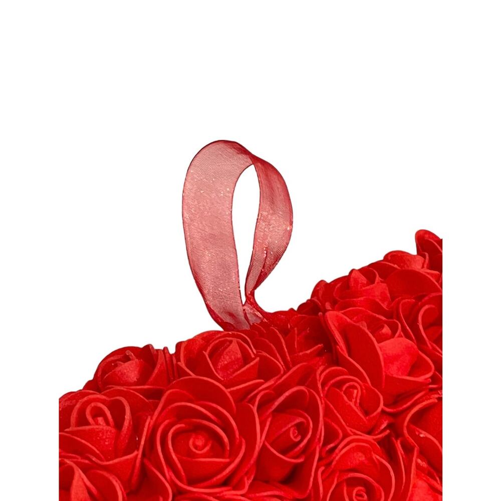 Handmade Valentine Heart From Roses - Picture 5 of 5